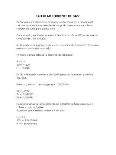 Guia Pr Tico Para Calcular A Corrente I Passo A Passo Cenapet