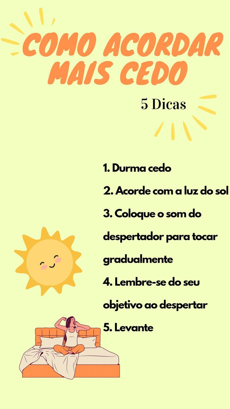 Dicas Para Acordar Cedo E Estudar Com Sucesso Cenapet